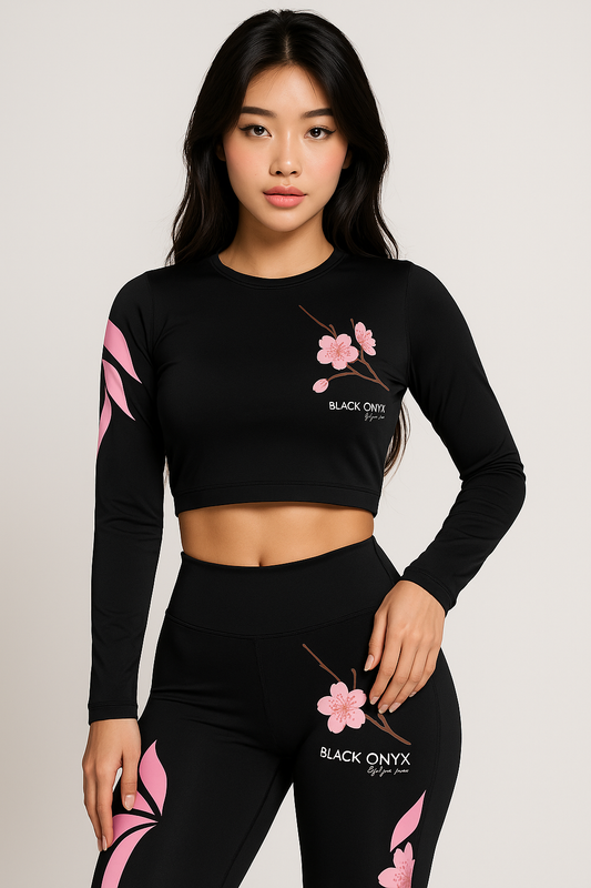 Leggings Black Onyx / Sakura